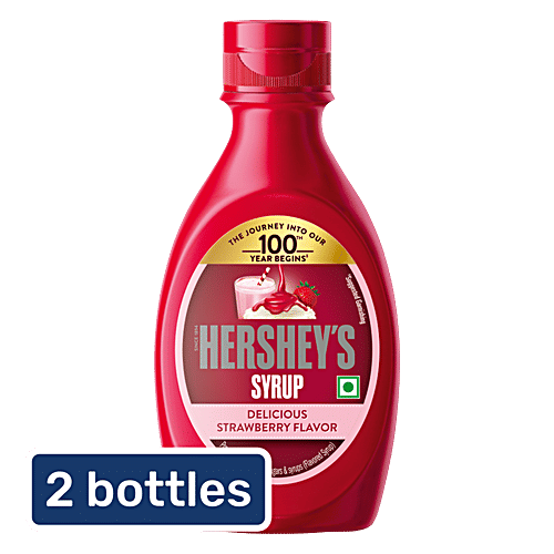 Hershey'S Strawberry Syrup, 2X180 G (Multipack)