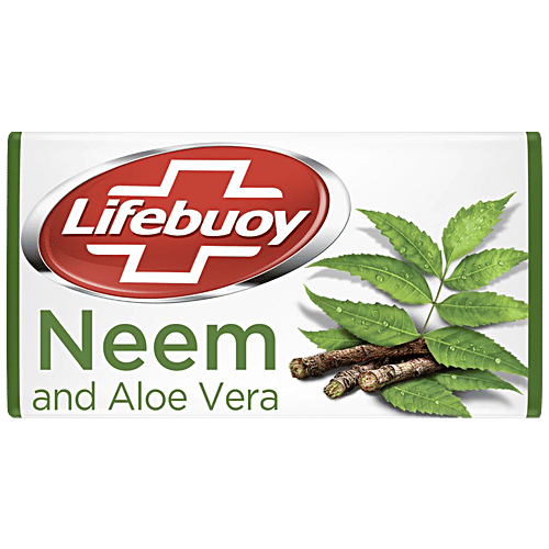 Lifebuoy Neem & Aloe Vera Soap Bar, 100% Better Skin Protection, 100 G