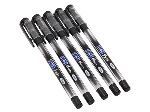 Linc Glycer (Black Ink) Ball Pen - Pack Of 12 Pens
