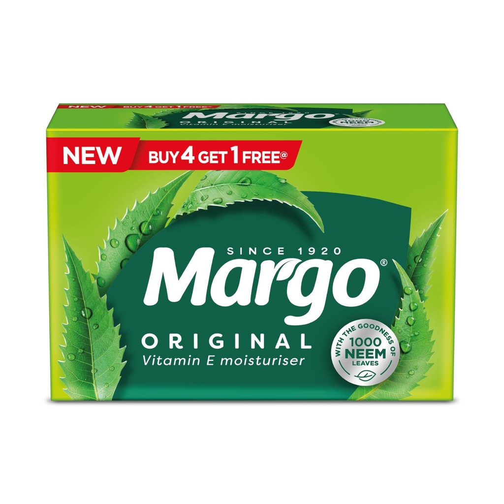 Margo Soap - 100 G (Buy 4 Get 1 Free)