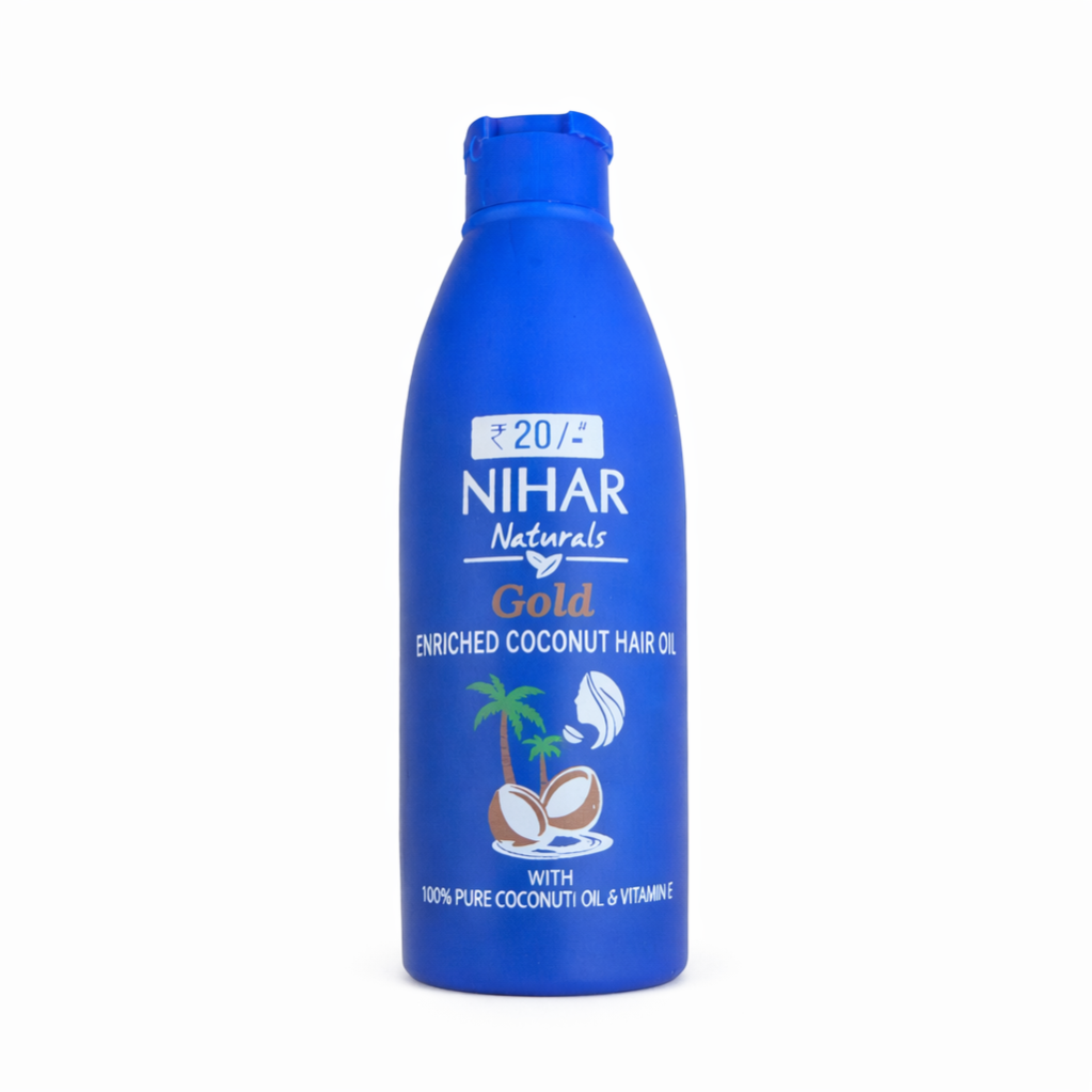 Nihar Gold Enriched Coconut Hair Oil 60Ml