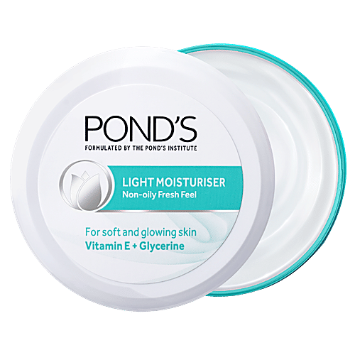 Pond'S Light Moisturiser - With Vitamin E & Glycerine, For Non-Oily Fresh Feel, 25 Ml