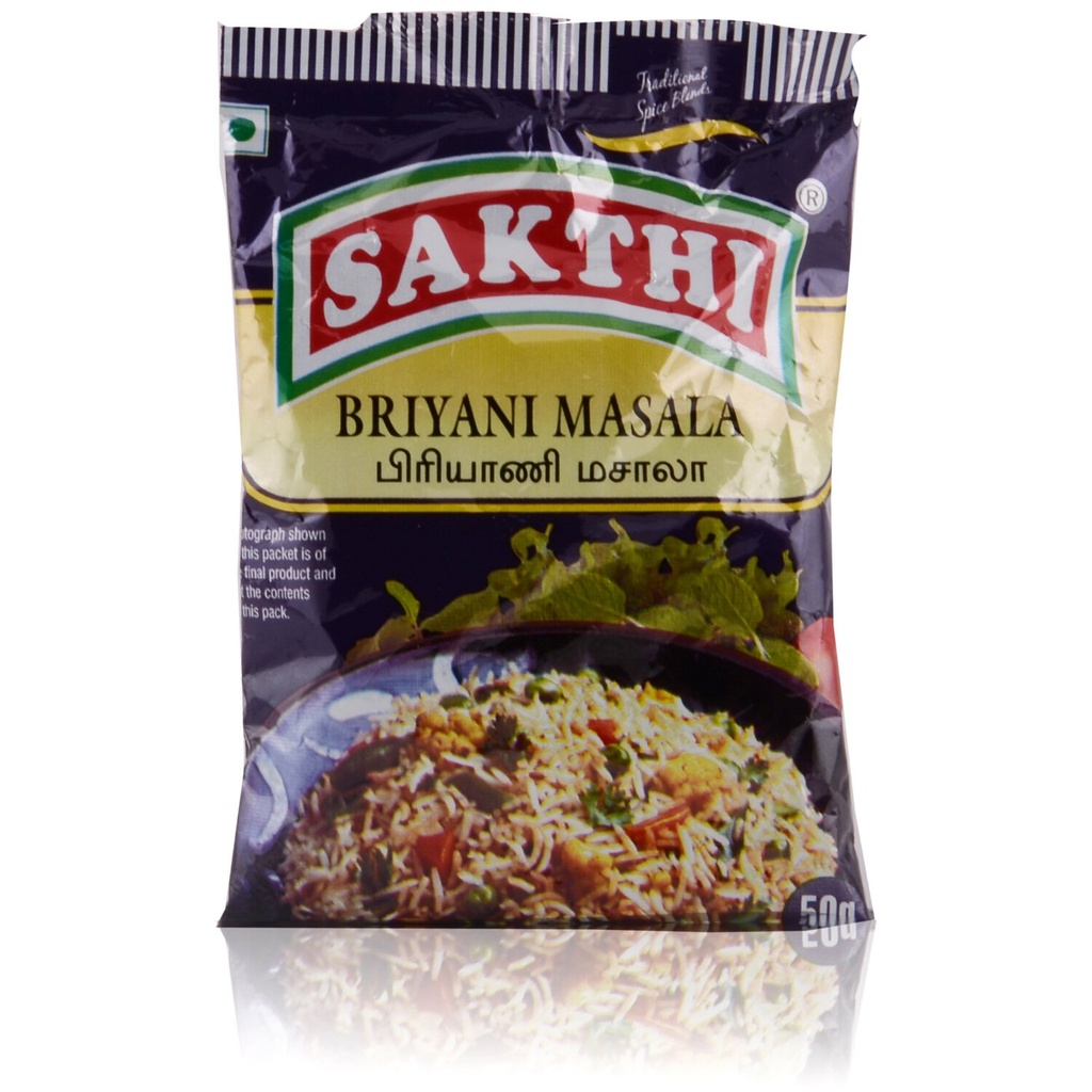 2 X Sakthi Masala Powder - Biryani, 50G/1.76Oz Pouch