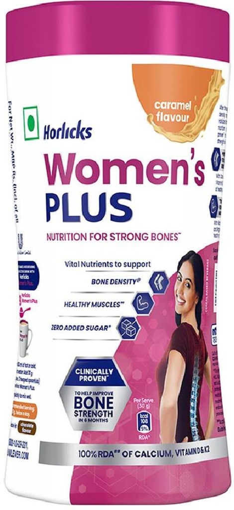 Horlicks Women'S Plus Caramel Flavour 400 Gm (Jar)