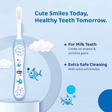 [CHISKY-00134] Chicko Sky Blue Children’S Toothbrush