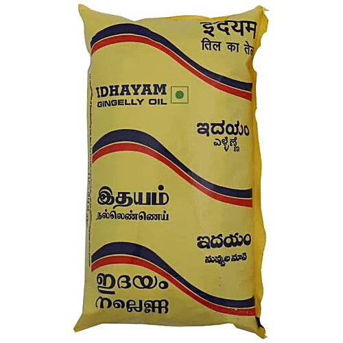 [IDAGIN-00387] Idhayam Gingelly Oil, 1 L Pouch