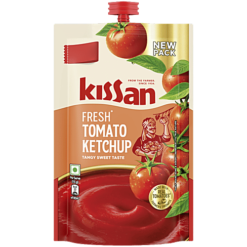 [KISFRE-00424] Kissan Fresh Tomato Ketchup, 85 G