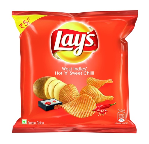 [LAYE-00438] Lay'S Potato Chips, Hot And Sweet Chilli, 15G