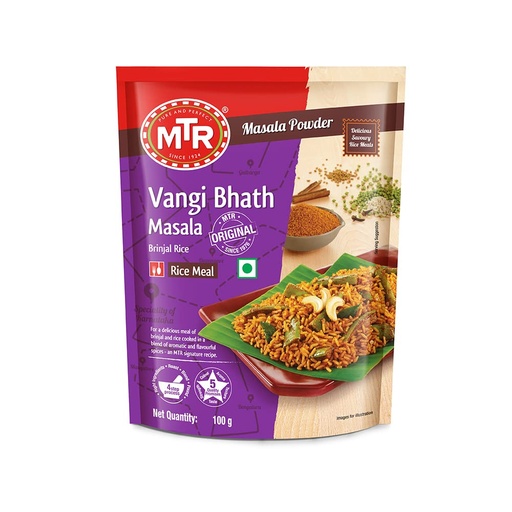 [MTRVAN-00570] Mtr Brinjal Rice/Vangi Bath Powder, 100G