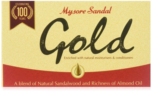 [MYSSAN-00582] Mysore Sandal Gold Soap 125G