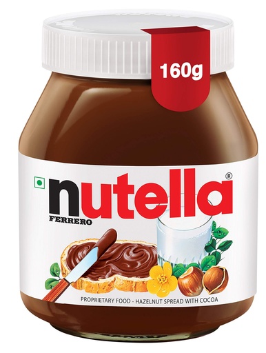 [NUT180-00598] Nutella Hazelnut Spread With Cocoa 160G