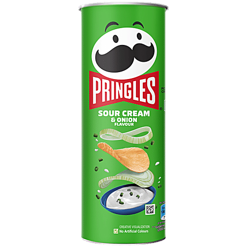 [PRIBIG-00692] Pringles Sour Cream & Onion Flavour Potato Chips, 102 G
