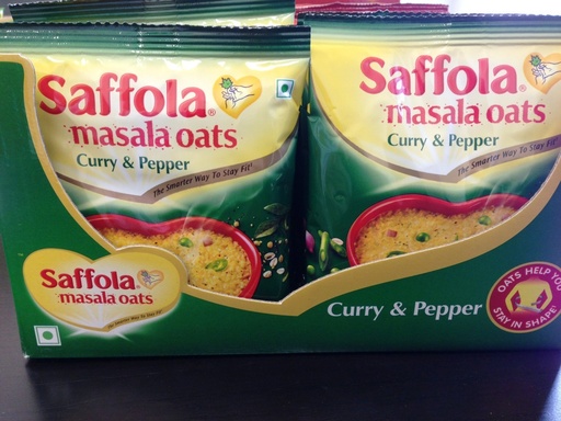 [SAFMAS-00734] Saffola Masala Oats- Curry & Pepper -39G X 12