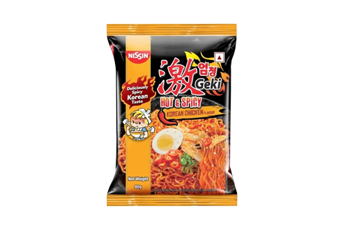 [SPICYC-00794] Nissin Geki Hot & Spicy Korean Chicken Noodles 80 Gm