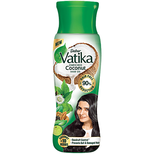 [VAT80M-00881] Dabur Vatika Enriched Coconut Hair Oil, 80 Ml