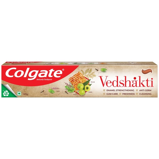 [VED100-00882] Colgate Swarna Vedshakti 100G Toothpaste, Massage, Freshness, Strengthening, Clean, Diabetes, Bad Breath Toothpaste