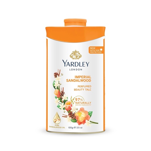 [YARIMP-00932] Yardley London Perfumed Talc Sandalwood 100G