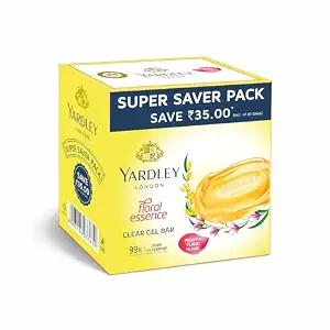 [YARPIO-00941] Yardley London Yardley Clear Gel Bar Peony & Ylang Ylang - With 99% Pure Glycerin And Natural Floral Oils 125Gx3