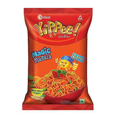 [YEPNOO-00942] Sunfeast Yippee Vegetarian Noodles – Magic Masala 2 In1,140Gm Pouch